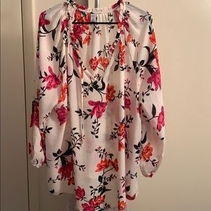 Brand new long sleeve floral blouse